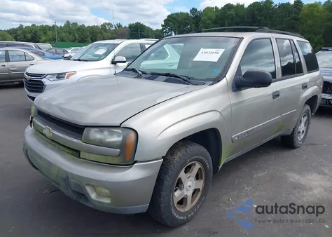 2003 Chevrolet Trailblazer Lt from USA, damaged, VIN 1GNDT13S832375744